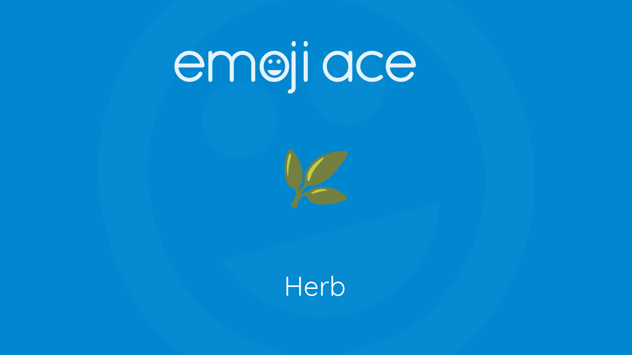 🌿 Herb Emoji Ace