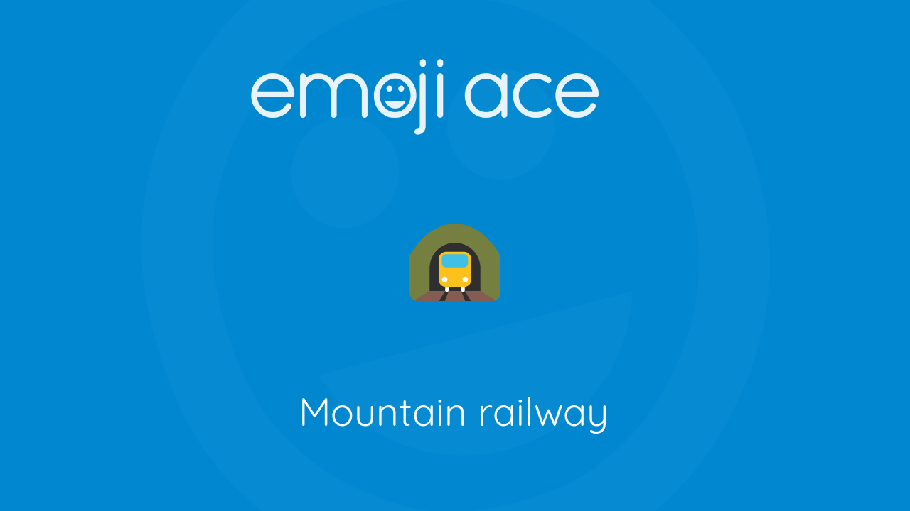 π Mountain railway - Emoji Ace