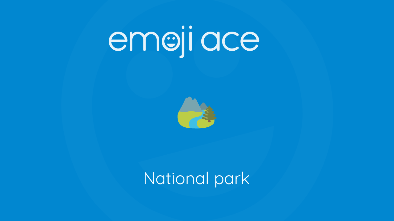 π National park - Emoji Ace