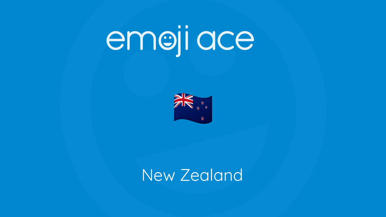 🇳🇿 New Zealand Emoji Ace