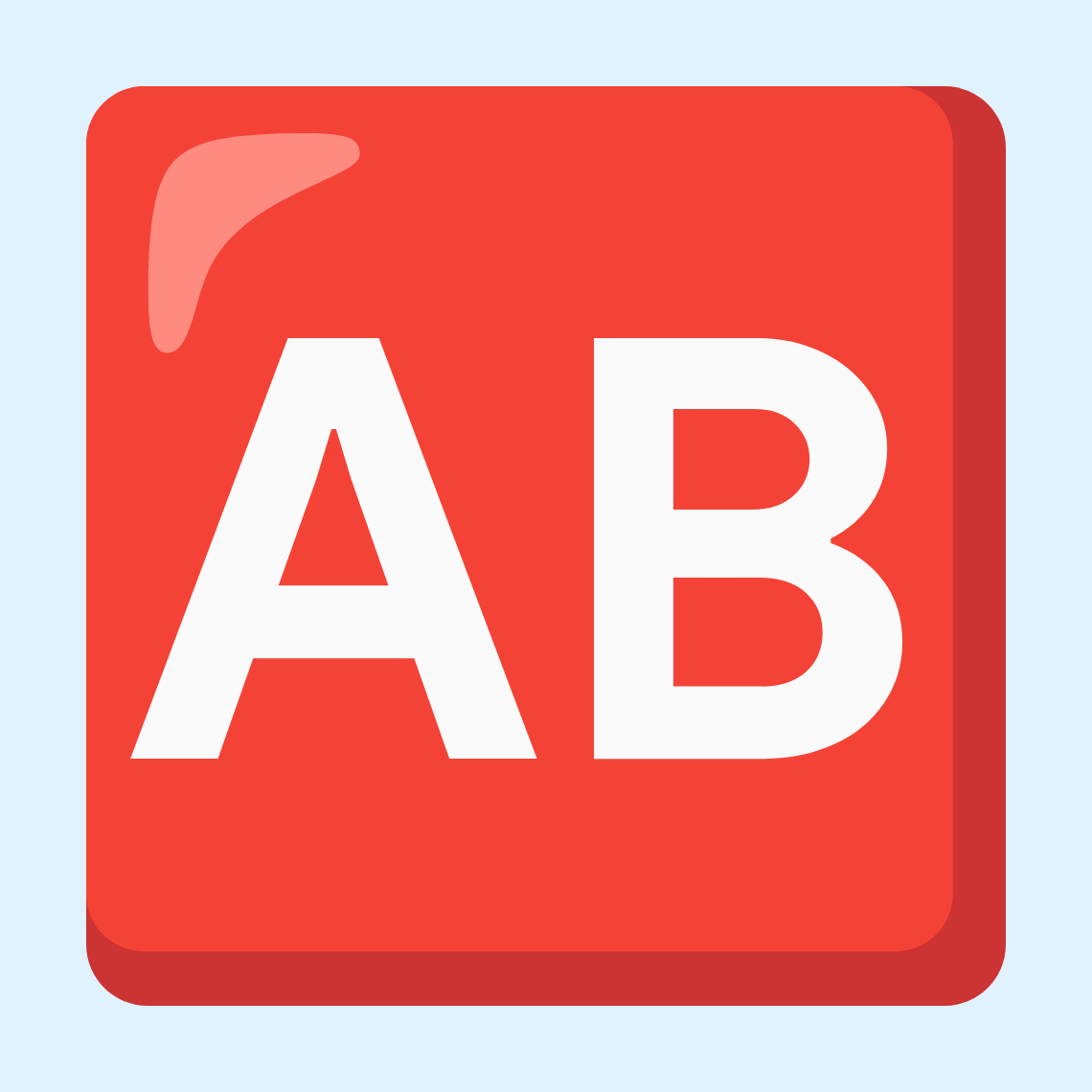🆎 AB button (blood type)