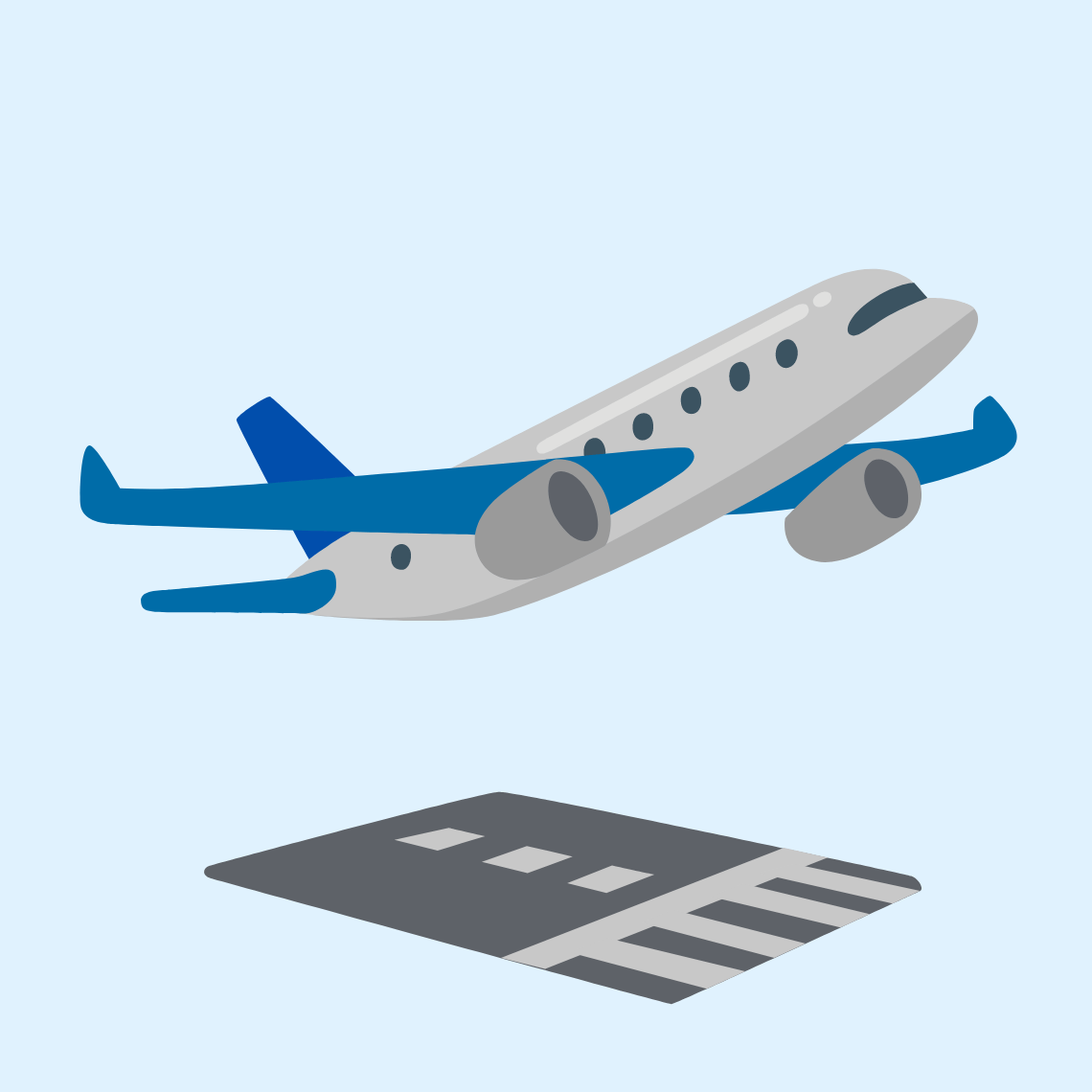 π« Airplane departure