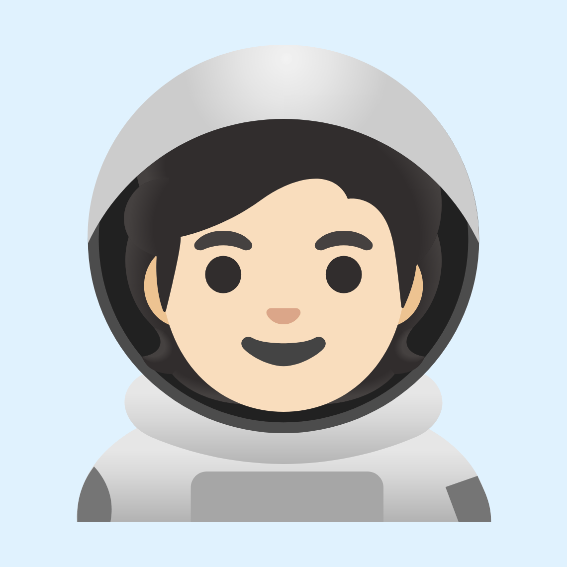 π§π»βπ Astronaut: light skin tone