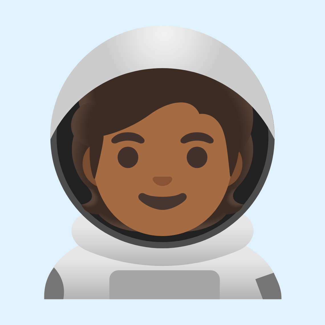 π§πΎβπ Astronaut: medium-dark skin tone