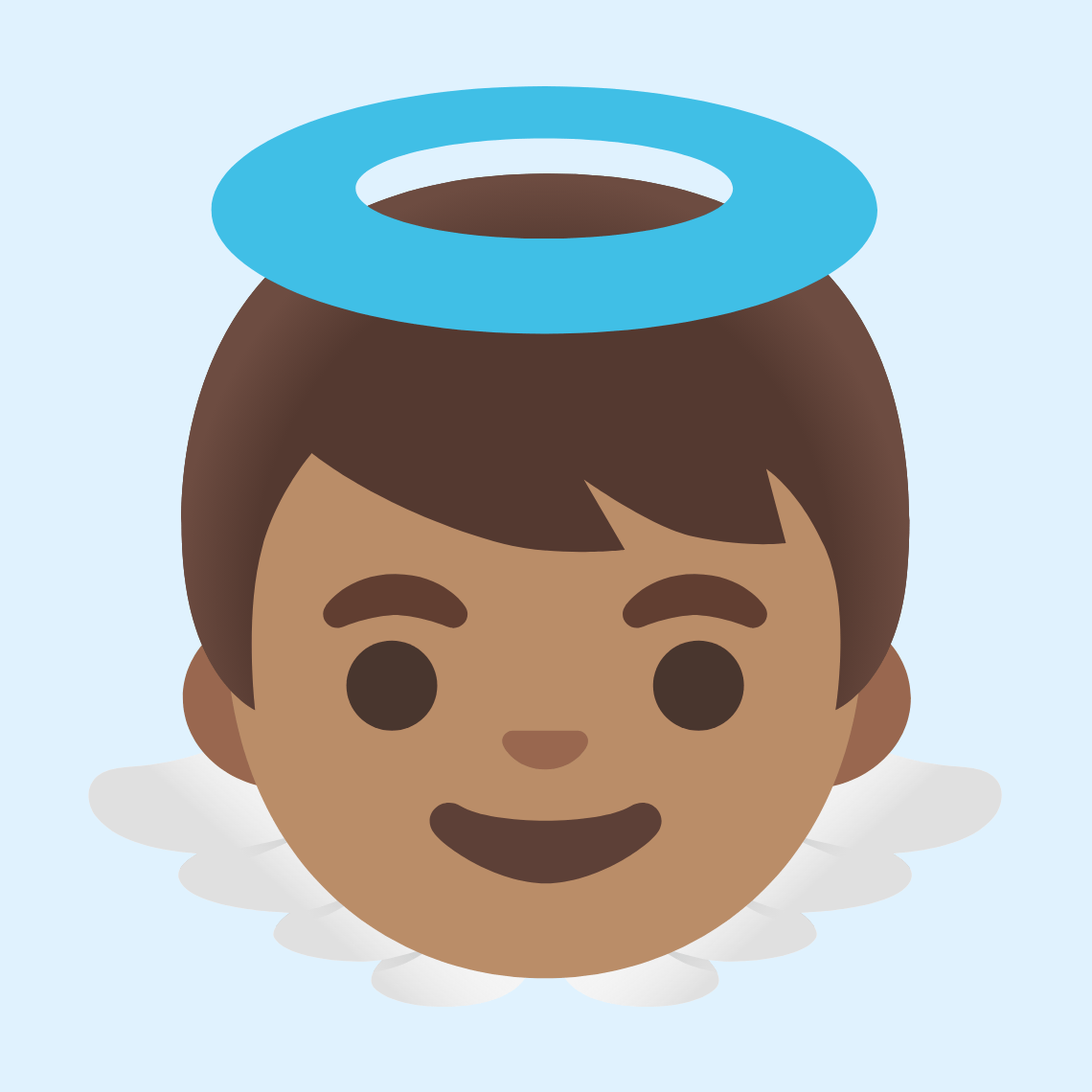 πΌπ½ Baby angel: medium skin tone