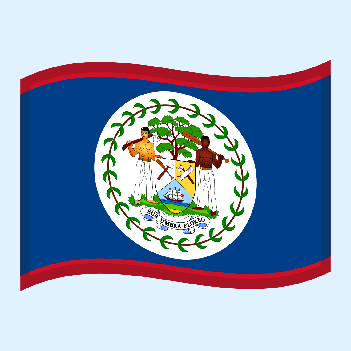๐ง๐ฟ Flag: Belize
