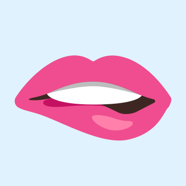 Emoji 🫦 Biting lip: Meaning and Details
