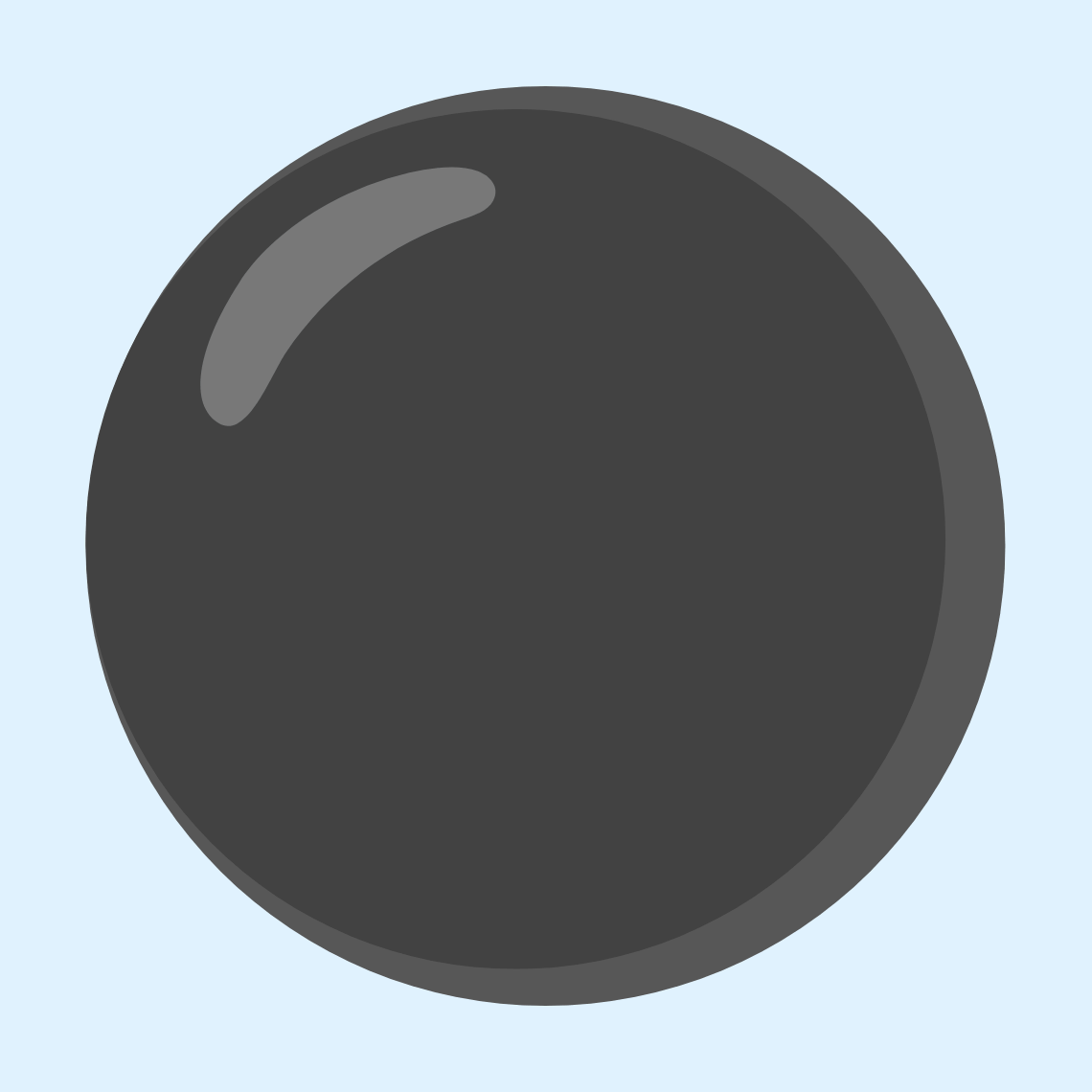 ⚫ Black circle