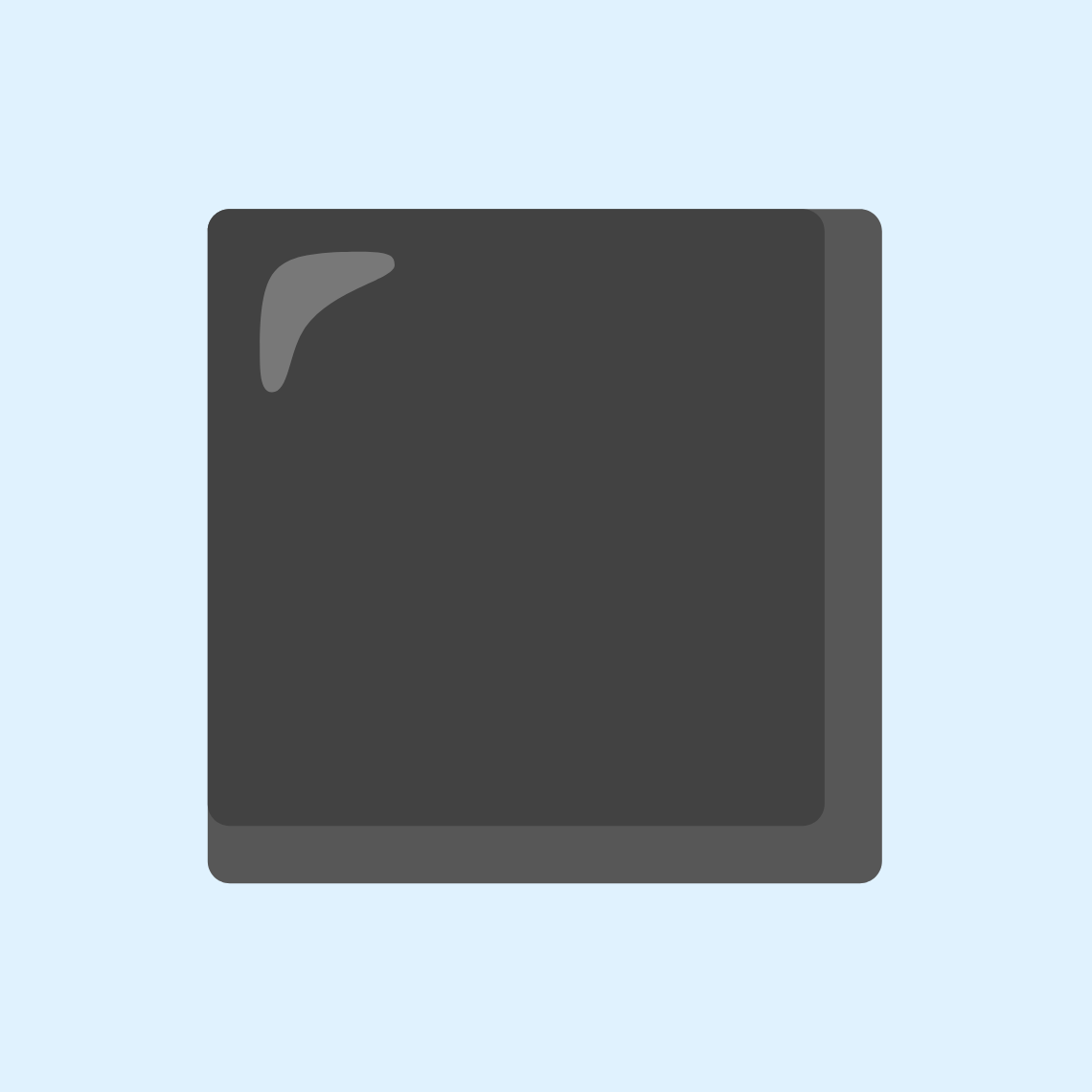 ◼️ Black medium square