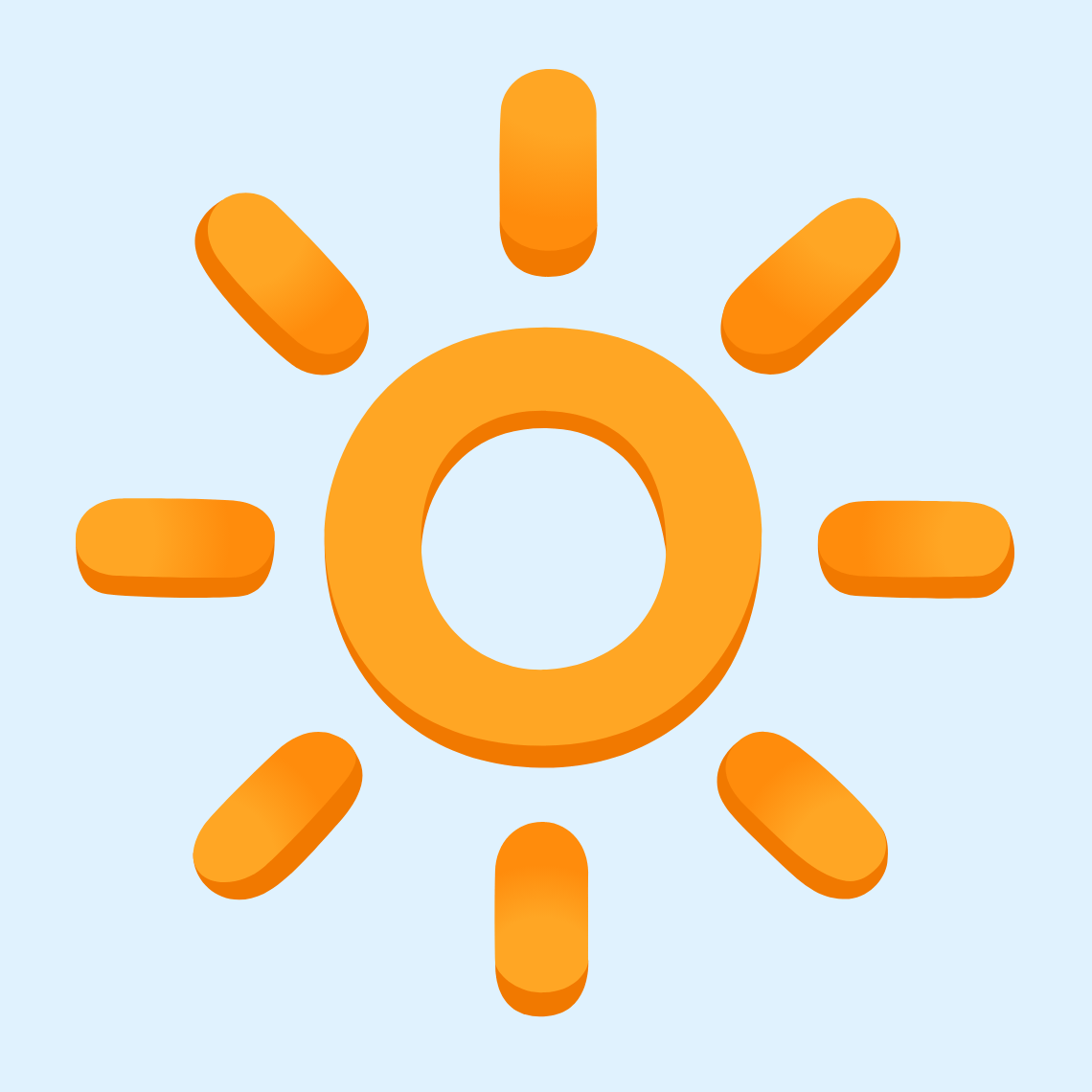 đ Bright button