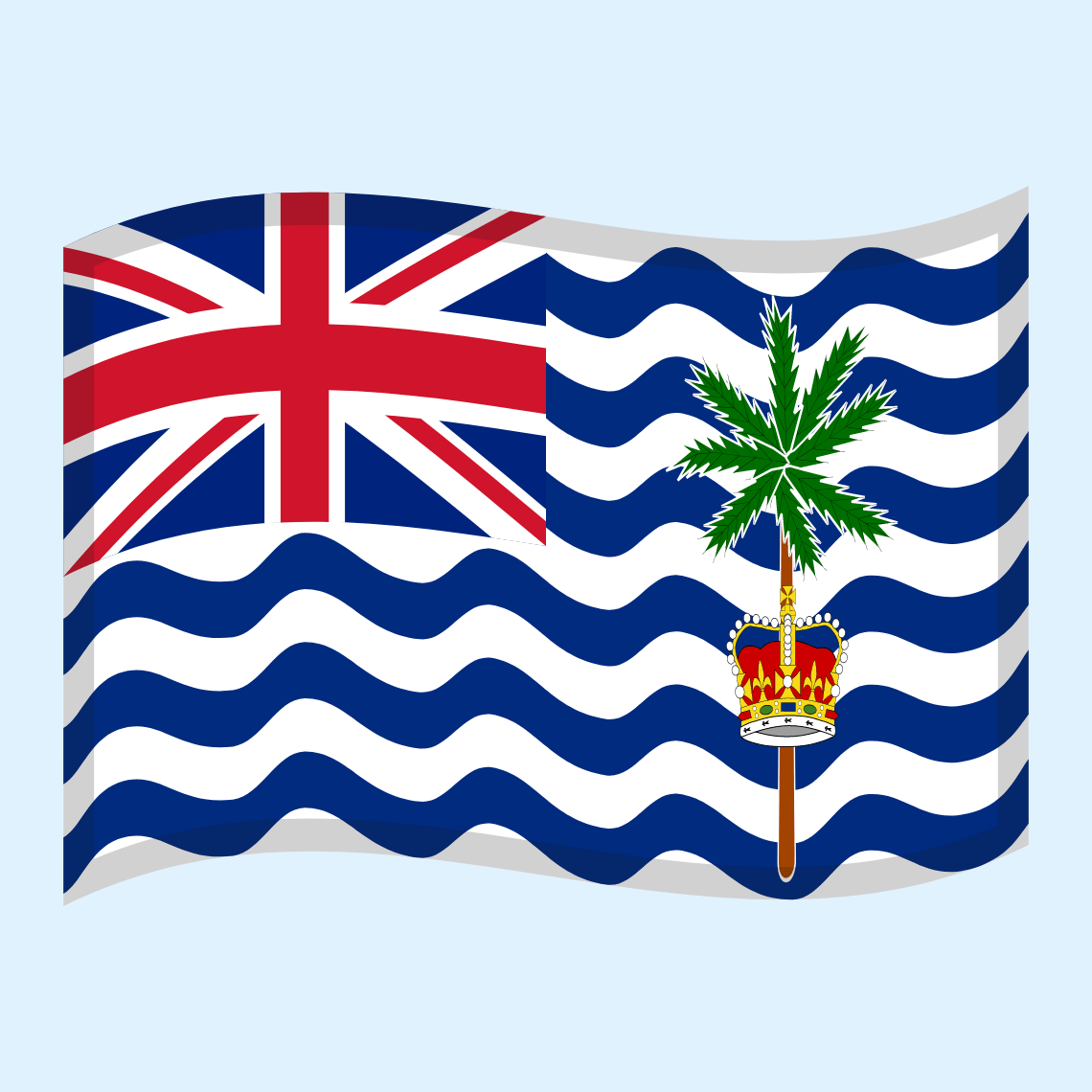 ๐ฎ๐ด Flag: British Indian Ocean Territory