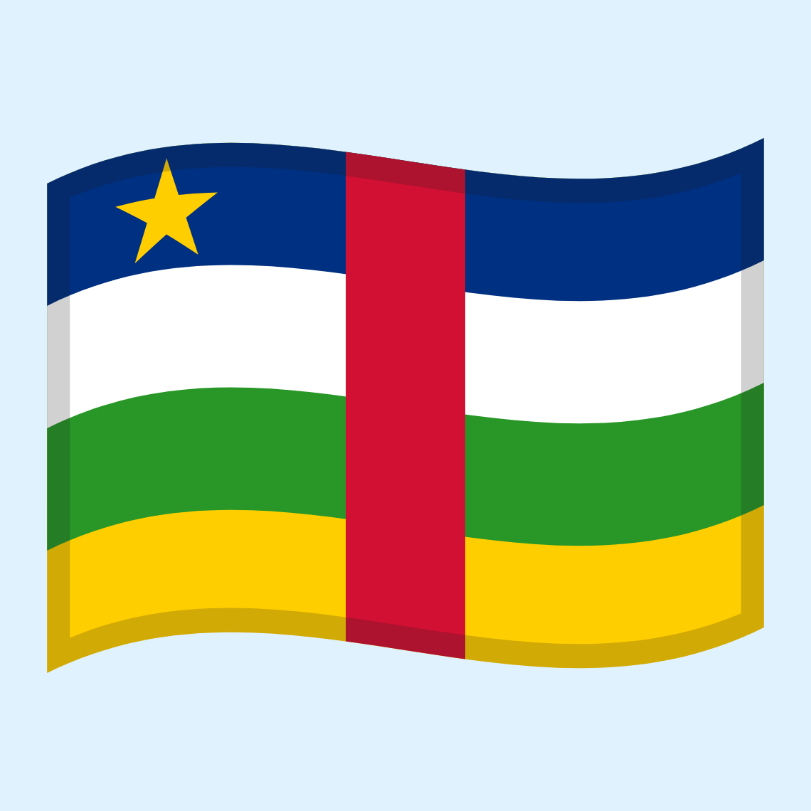 ๐จ๐ซ Flag: Central African Republic