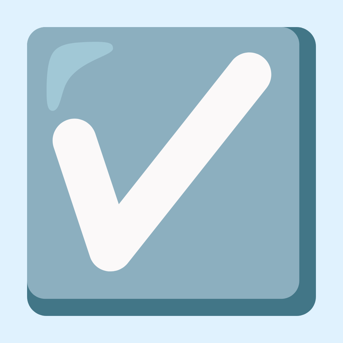 ☑️ Check box with check
