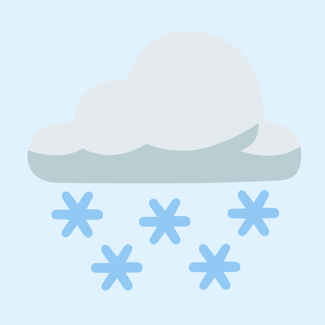 π¨οΈ Cloud with snow