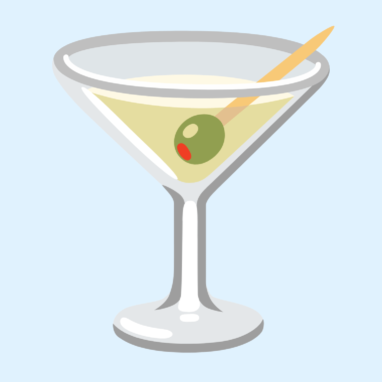 Emoji 🍸 Cocktail glass: Meaning and Details