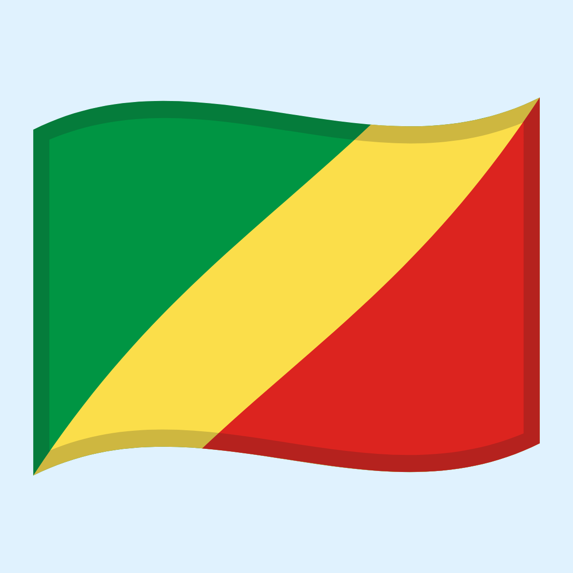 🇨🇬 Zastava: Kongo - Brazzaville