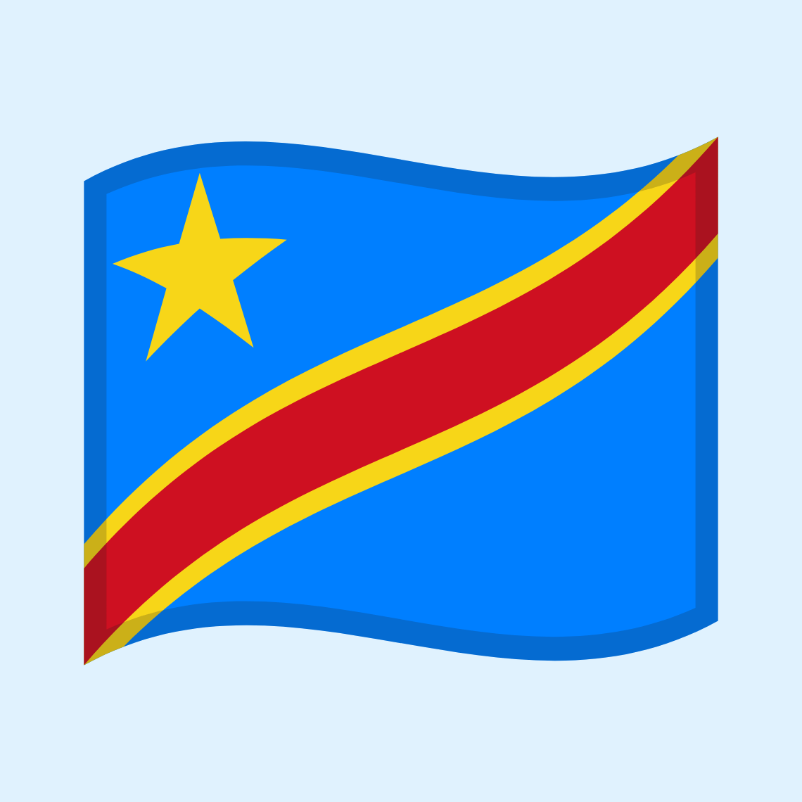 ๐จ๐ฉ Flag: Congo - Kinshasa