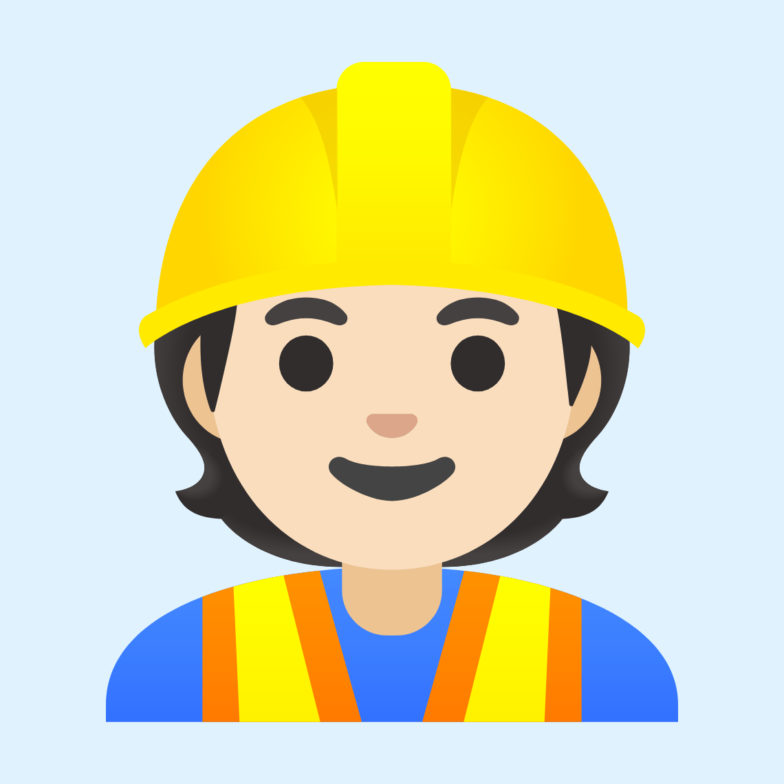 👷🏻 Construction worker: light skin tone