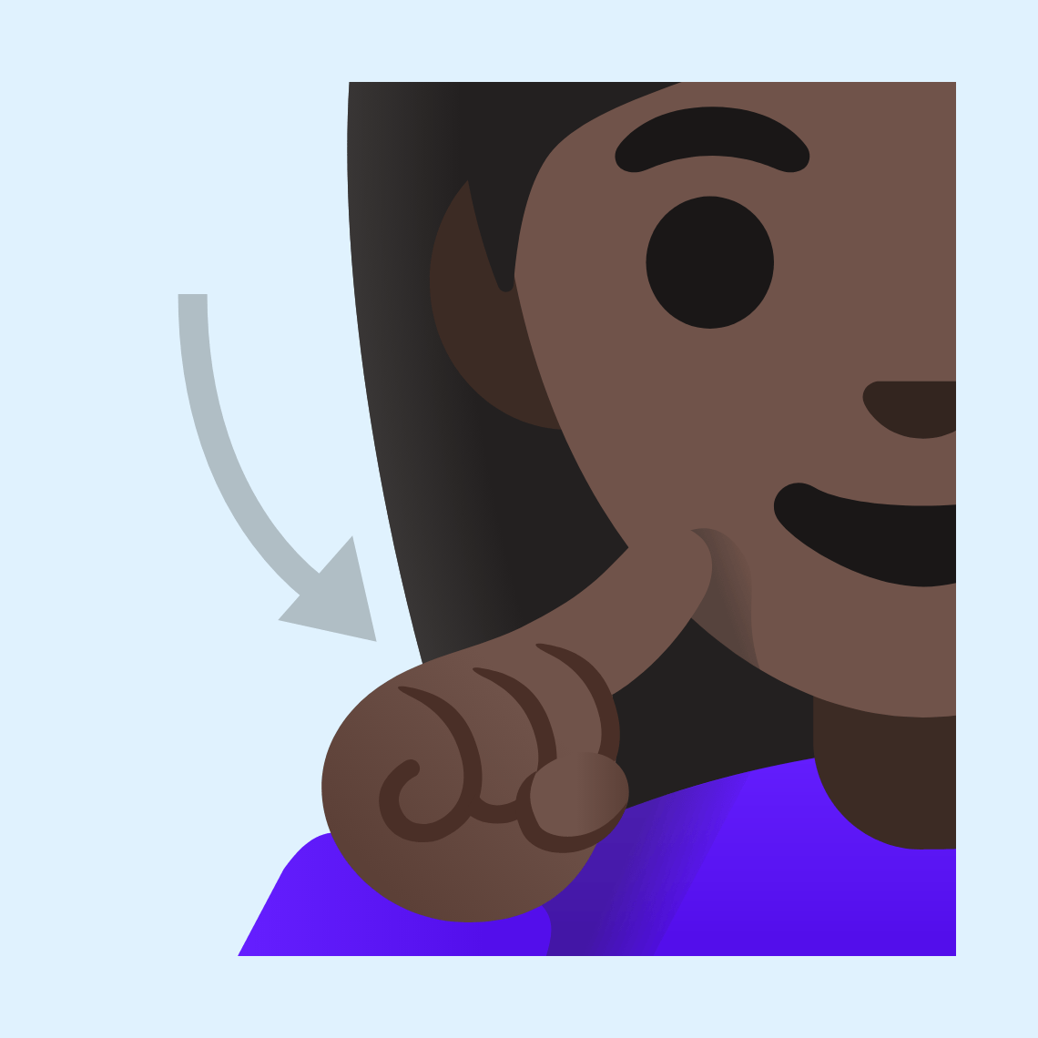 π§πΏββοΈ Deaf woman: dark skin tone