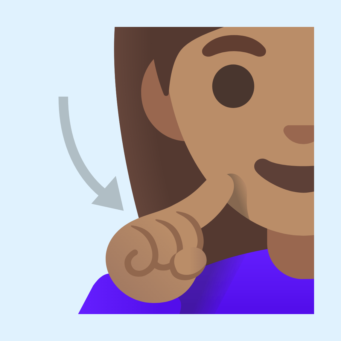 π§π½ββοΈ Deaf woman: medium skin tone