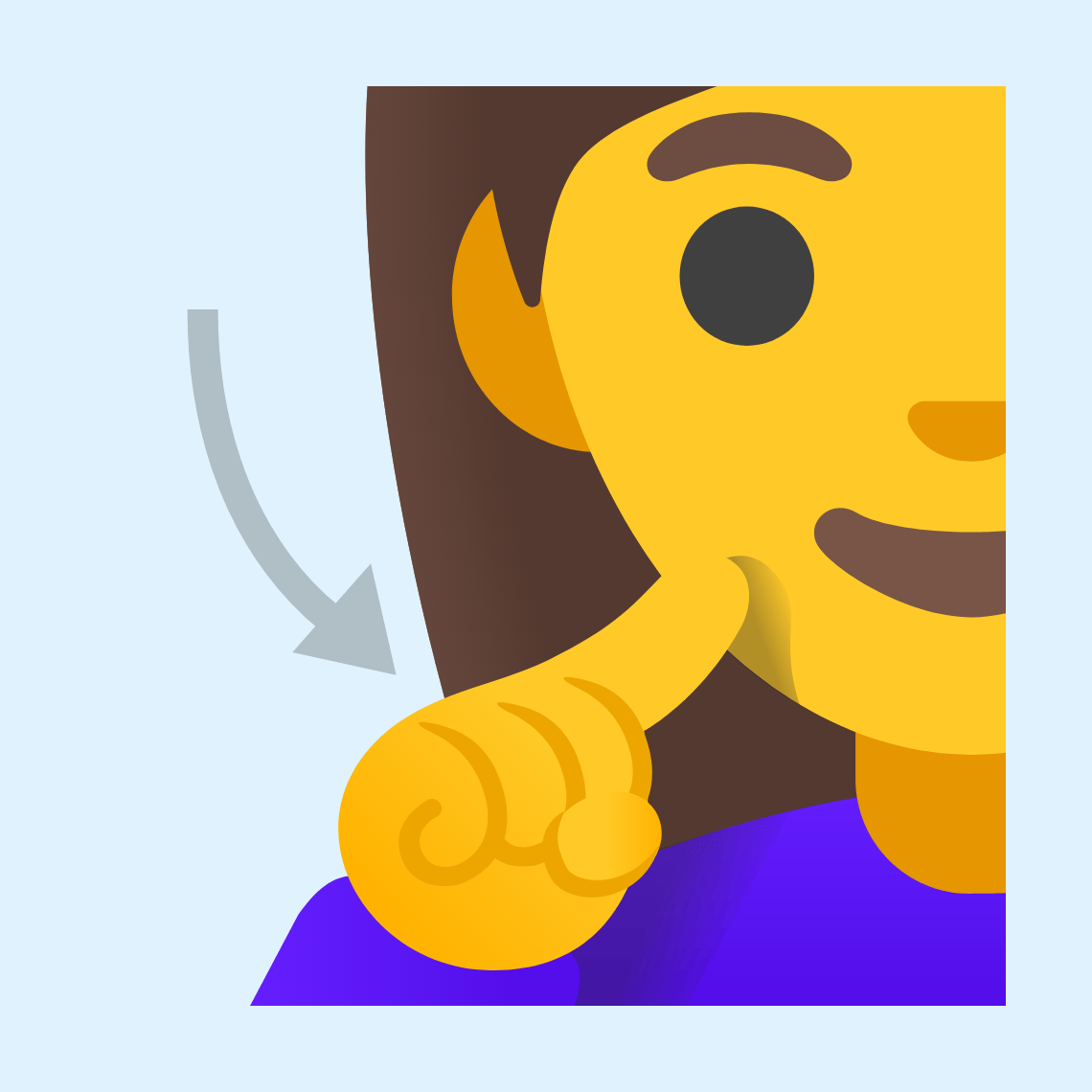 π§ββοΈ Deaf woman
