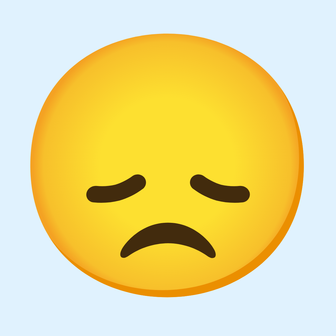 π Disappointed face
