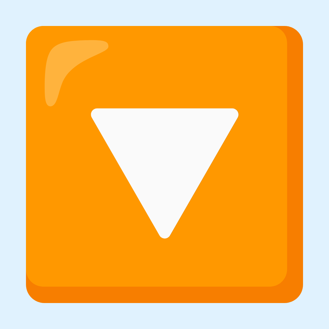 ๐ฝ Downwards button