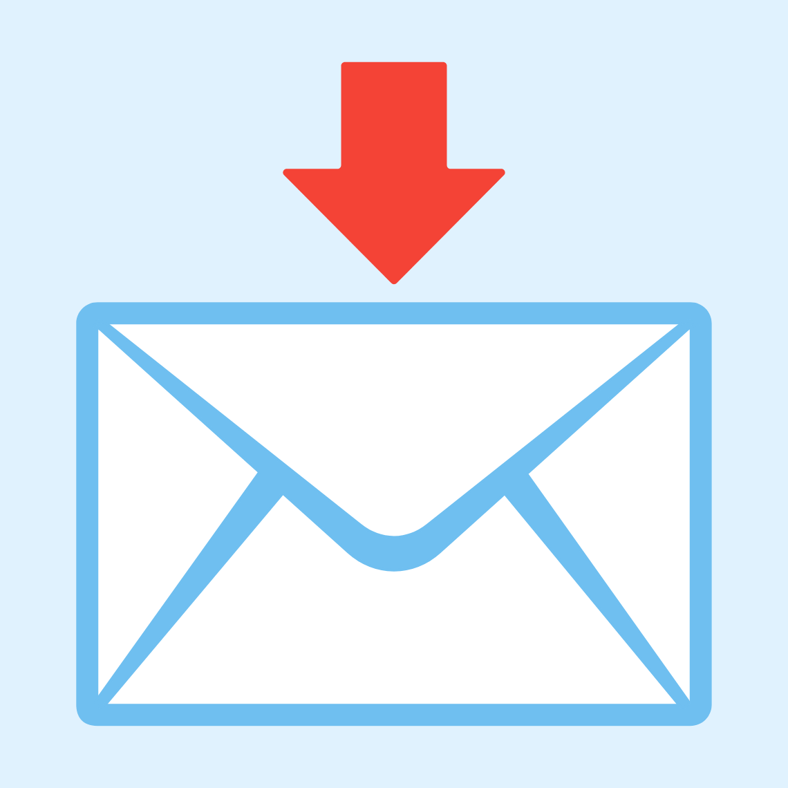 📩 Envelope with arrow