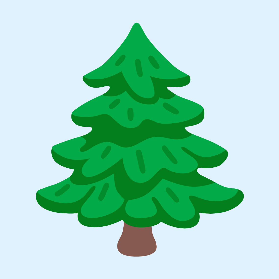 π² Evergreen tree