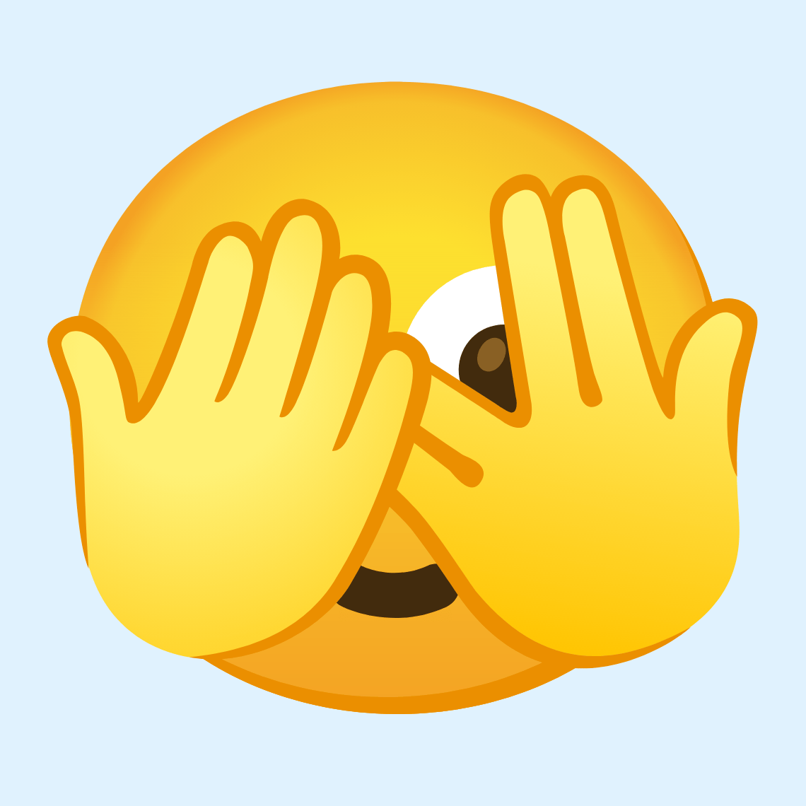 π«£ Face with peeking eye