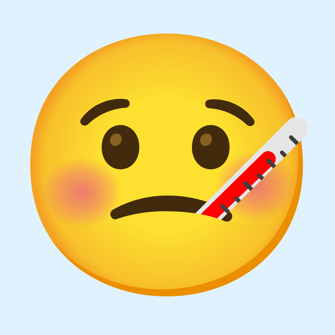 🤒 Face with thermometer