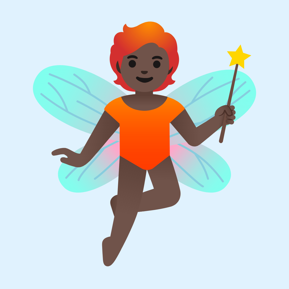π§πΏ Fairy: dark skin tone