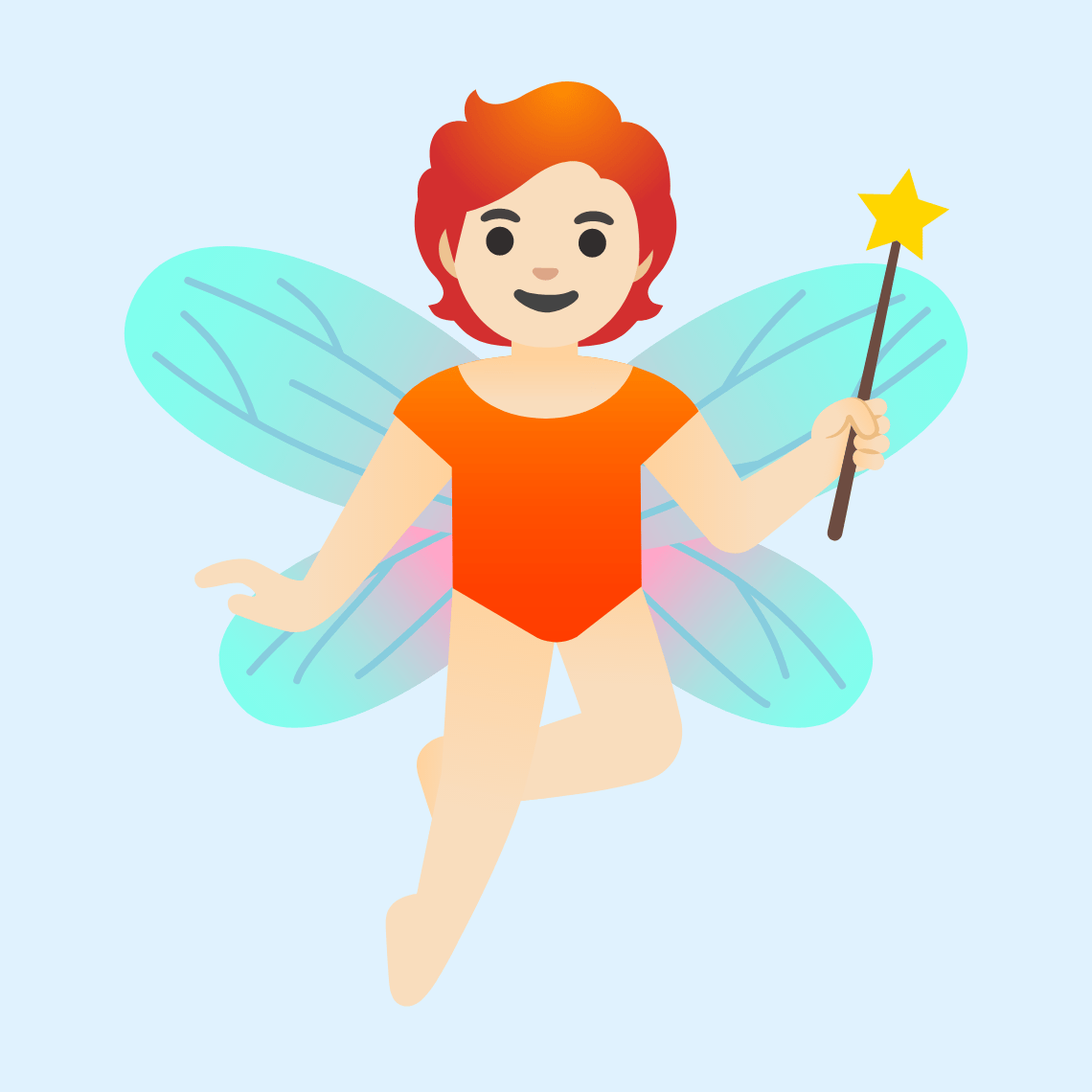 π§π» Fairy: light skin tone