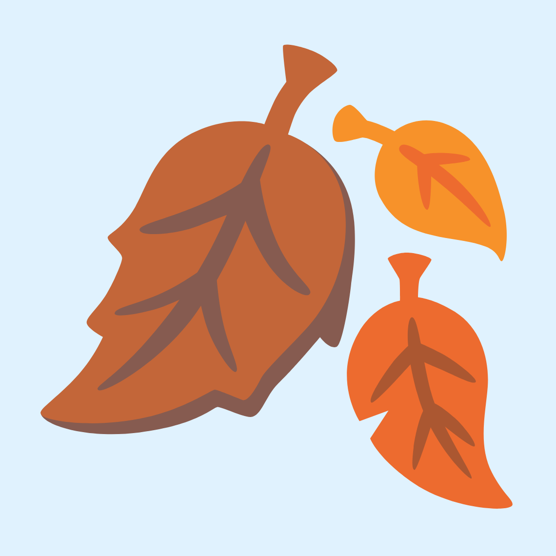 π Fallen leaf