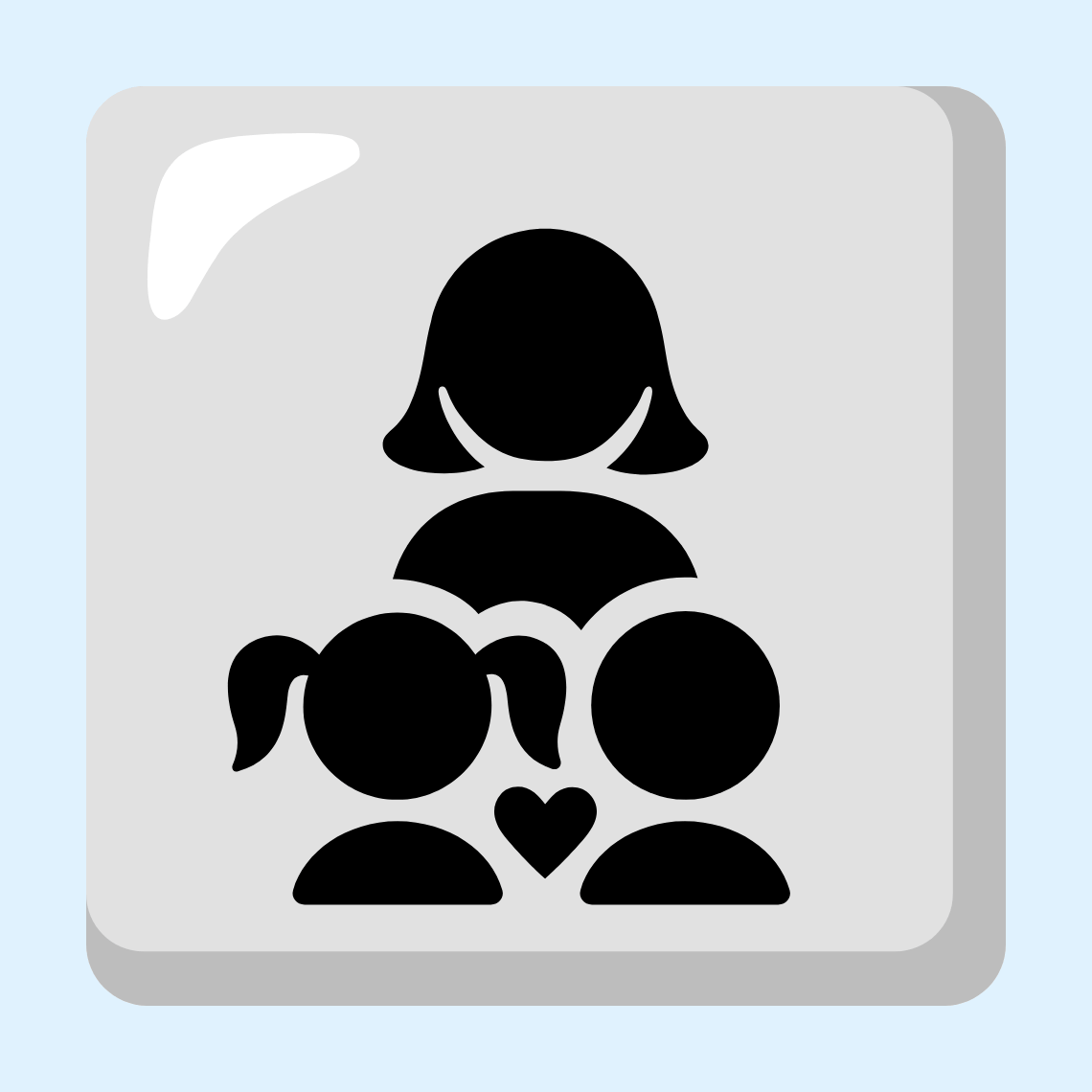 π©βπ§βπ¦ Family: woman, girl, boy