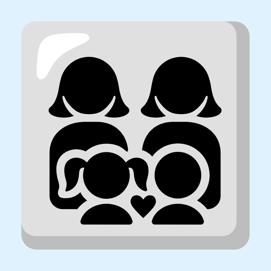 π©βπ©βπ§βπ¦ Family: woman, woman, girl, boy
