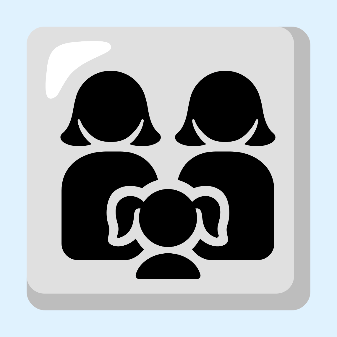π©βπ©βπ§ Family: woman, woman, girl