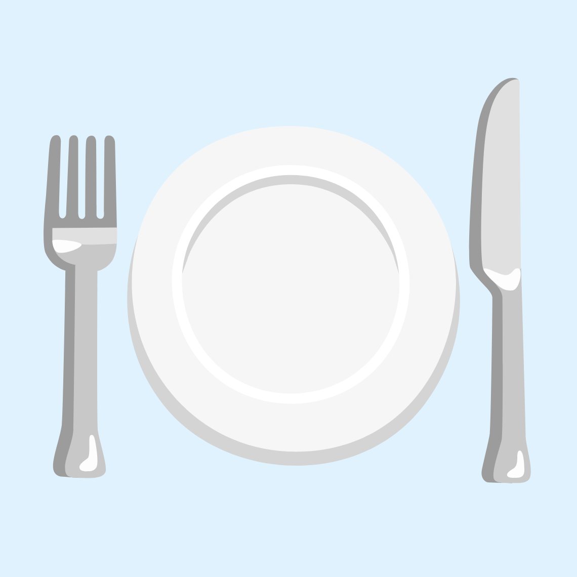π½οΈ Fork and knife with plate