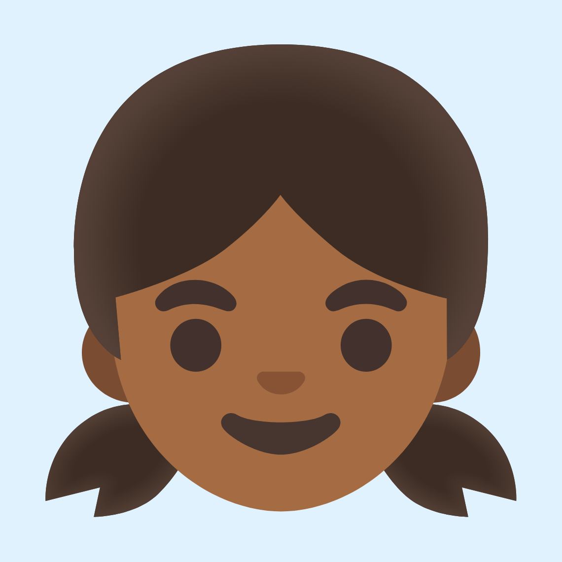 π§πΎ Girl: medium-dark skin tone
