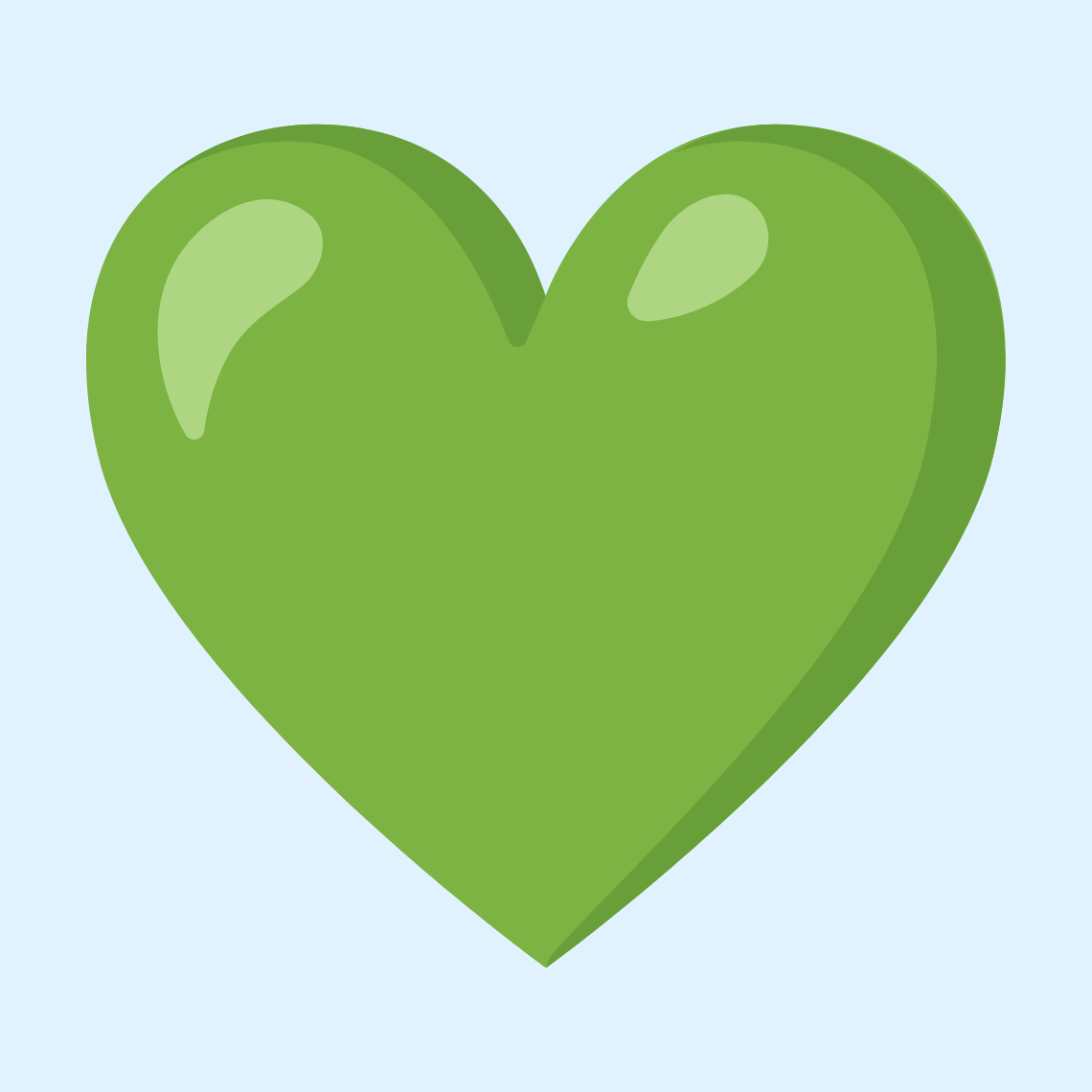 π Green heart