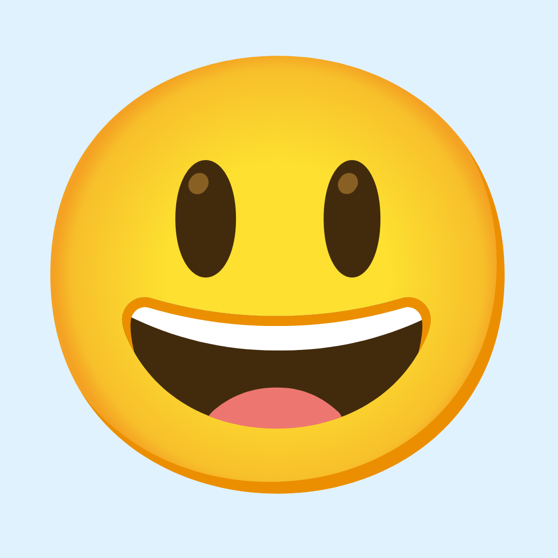 π Grinning face with big eyes