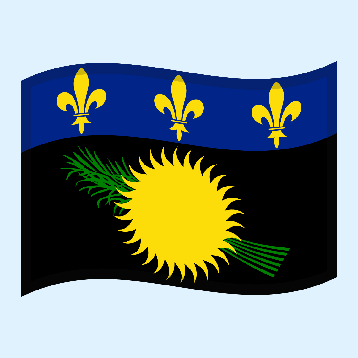 ๐ฌ๐ต Flag: Guadeloupe