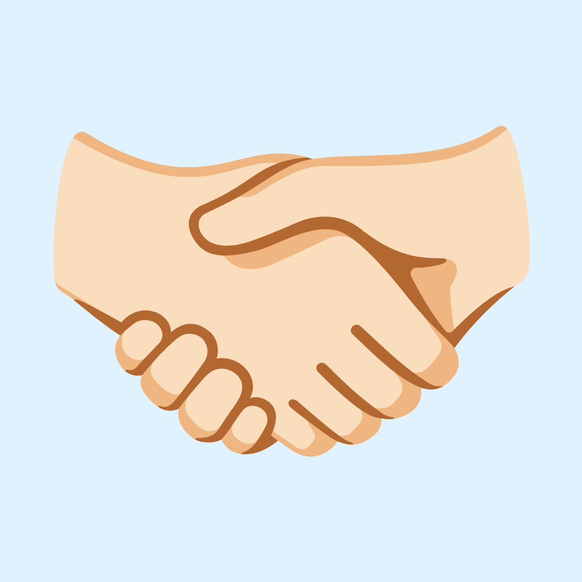 π€π» Handshake: light skin tone