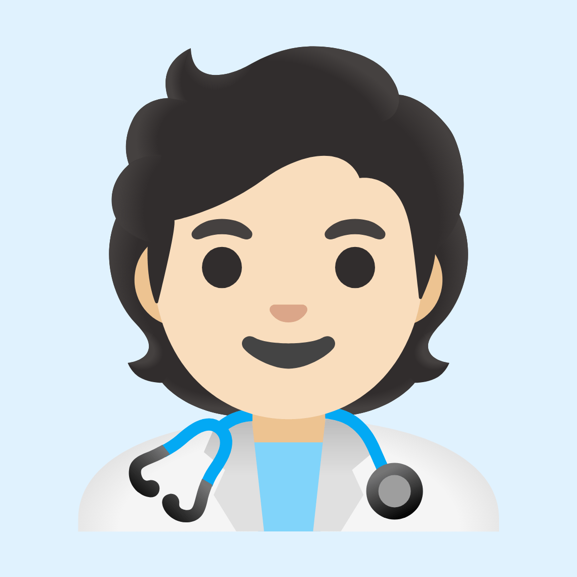 π§π»ββοΈ Health worker: light skin tone
