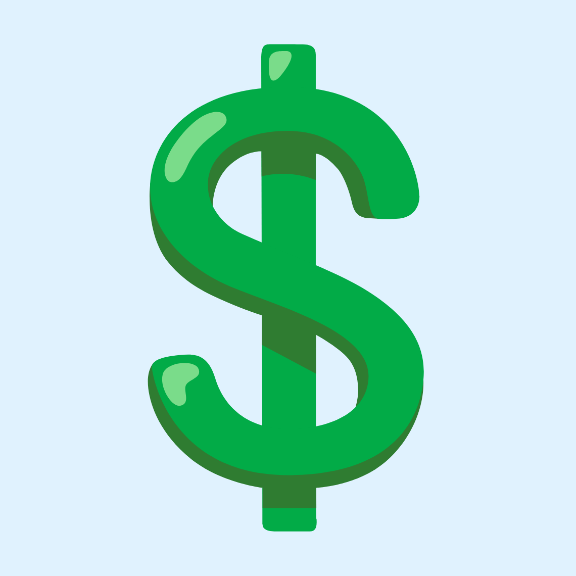 π² Heavy dollar sign