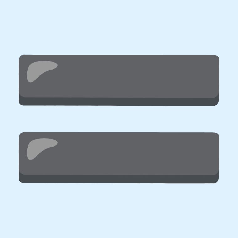 Emoji 🟰 Heavy equals sign: Meaning and Details