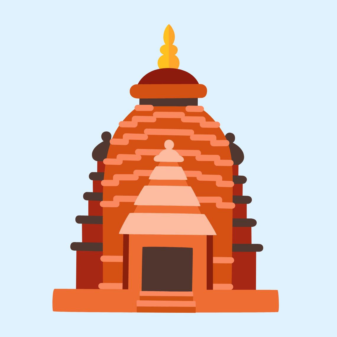 π Hindu temple