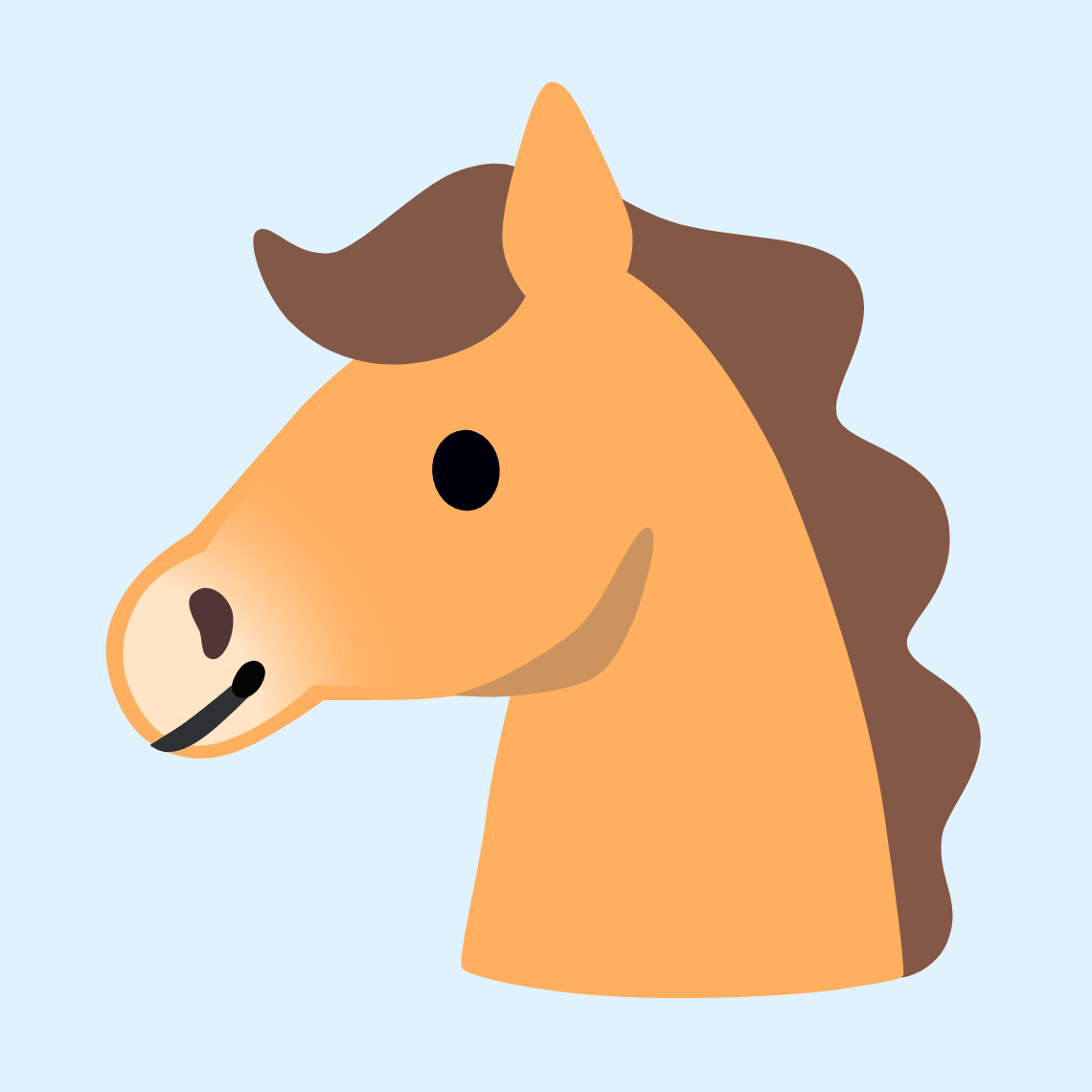 🐴 Horse face