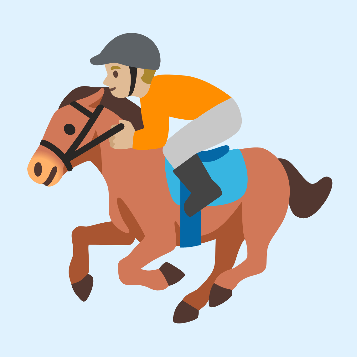 🏇🏼 Konjičke utrke: svijetlo maslinasta boja kože