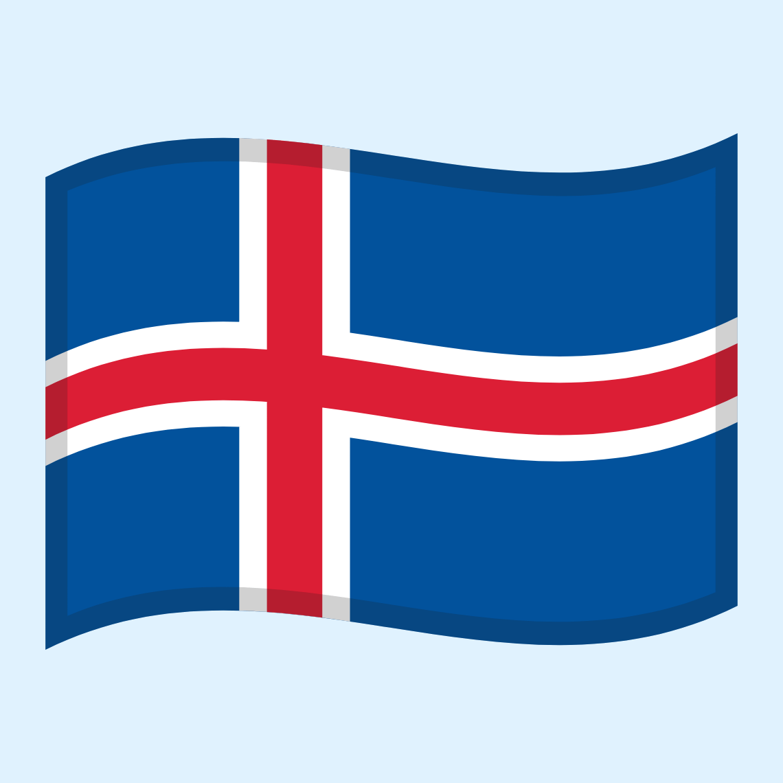 🇮🇸 Zastava: Island